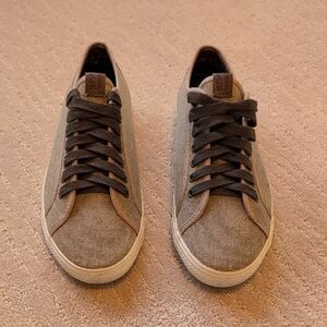 Ben Sherman Men's Brown Canvas Sneakers